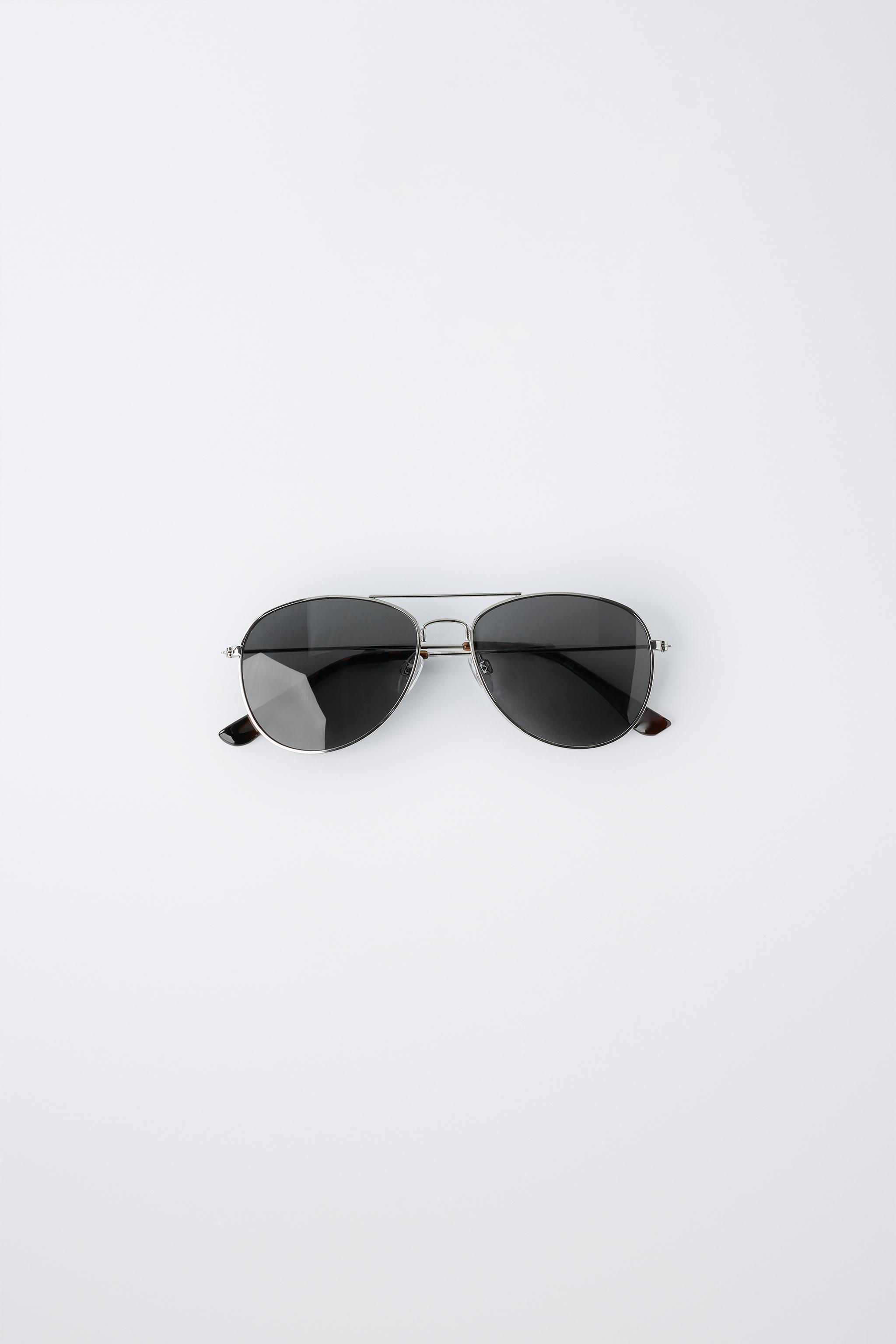 LUNETTES DE SOLEIL MÉTALLIQUES AVIATEUR